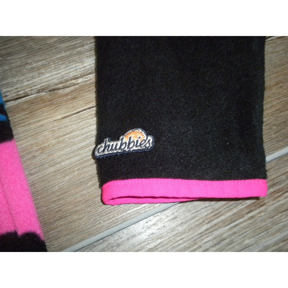 Chubbies Retro Splash Hoodie Sweatshirt Mens M Black Low Pile Fleece Vaporwave - Picture 5 of 11